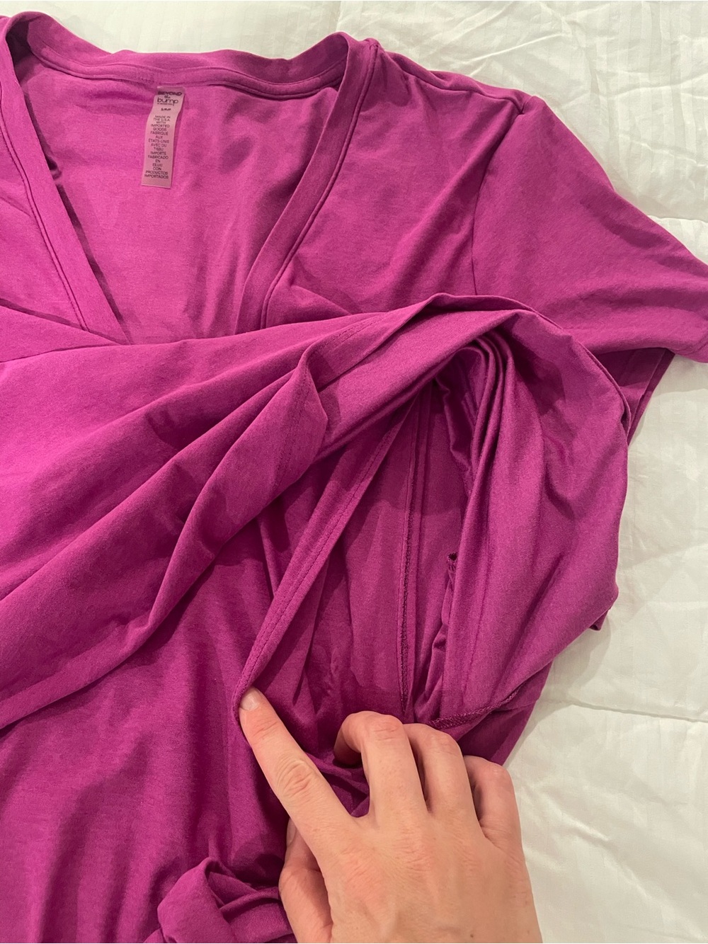 Beyond the Bump Featherweight Nursing Tee - Picture 4 of 5